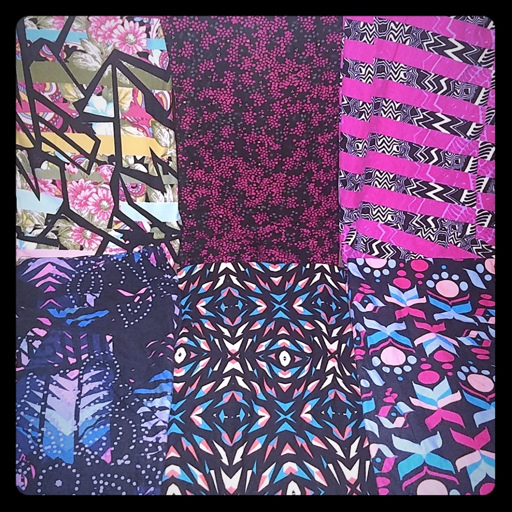 Six Pairs T&C LulaRoe Leggings
